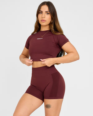 Evolve Seamless SS Crop Top