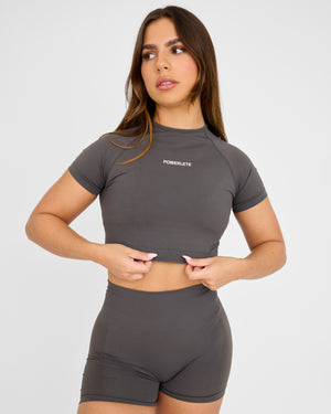 Evolve Sömlös SS Crop Top