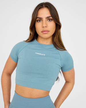 Evolve Nahtloses SS Crop Top