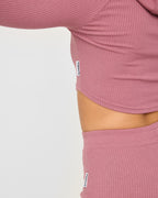 Sudadera con capucha Lounge Cropped