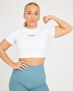 Evolve Sømløs SS Crop Top